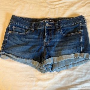 Express Denim Shorts